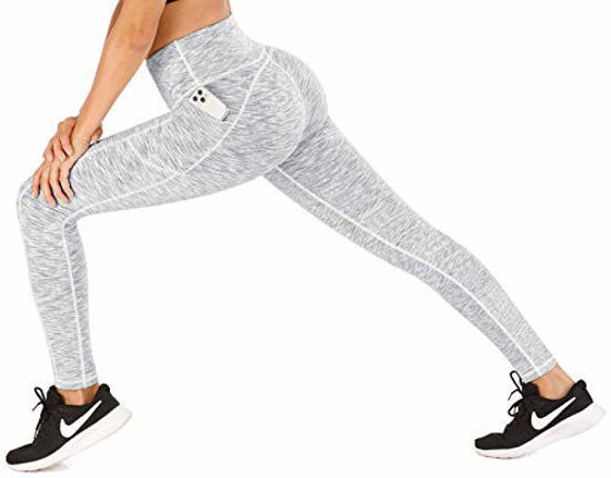 GetUSCart- SEASUM Women's High Waist Yoga Pants Tummy Control Slimming  Booty Leggings Workout Running Butt Lift Tights S