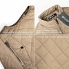 Picture of fuinloth Women's Padded Vest, Stand Collar Lightweight Zip Quilted Gilet Khaki XS