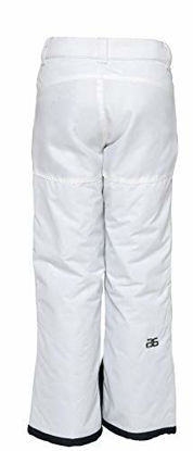 Picture of Arctix Kids Snow Pants with Reinforced Knees and Seat, White, Small Husky