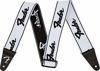 Picture of Fender Weighless Strap - Running Logo - White/Black