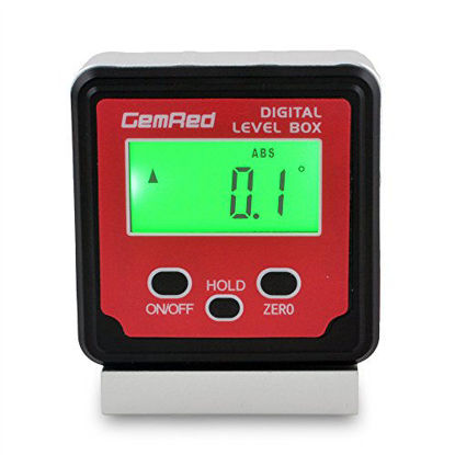Picture of GemRed XVB Digital Angle Gauge Level Box (82412-XVB Angle Gauge with v-Groove Magnetic Base)