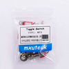 Picture of mxuteuk 6pcs MTS-223 6 Terminal 3 Position DPDT momentary Mini Miniature Toggle Switch Car Dash Dashboard (ON)/Off/(ON) 5A 125V 2A 250V