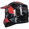 Picture of ILM Adult Youth Kids ATV Motocross Dirt Bike Motorcycle BMX MX Downhill Off-Road Helmet DOT Approved (RED Black, Adult-M)