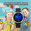 Picture of Kids Digital Sport Waterproof Watch for Girls Boys, Kid Sports Outdoor LED Electrical Watches with Luminous Alarm Stopwatch Child Wristwatch