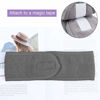 Picture of Facial Spa Headband - Makeup Shower Bath Wrap Sport Headband Terry Cloth Adjustable Stretch Towel with Magic Tape