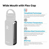 Picture of Hydro Flask Water Bottle - Stainless Steel & Vacuum Insulated - Wide Mouth 2.0 with Leak Proof Flex Cap - 20 oz, Pacific