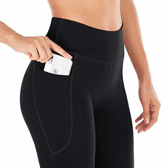 GetUSCart- Heathyoga Yoga Pants for Women with Pockets Capri Leggings for  Women High Waisted Leggings with Pockets for Women