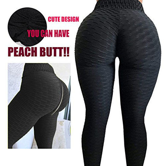  Scrunch Butt Lifting Capri Leggings For Women Tummy