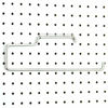 Picture of Pegboard Paper Towel Holder - Stainless Steel - Hooks to Any Peg Board - Pegboard Organization Accessory - Add to Pegboard in Your Tool Shed, Garage, Workbench, Craft Room, Laundry Room, or Kitchen