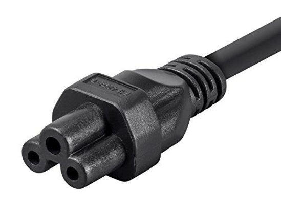 Picture of Monoprice 107687 3ft 18AWG Grounded AC Power Cord, 10A (NEMA 5-15P to IEC-320-C5)