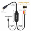 Picture of RCA to HDMI Converter, Tackston 1080P RCA Composite AV to HDMI Video Audio Converter Cable Compatible with Wii NES N64 PS2 Xbox VHS VCR DVD Players, Support PAL/NTSC with HDMI Cable