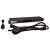 Picture of Tripp Lite Basic PDU, 14 Outlets (12 C13, 2 C19), 100-240V, C20 with L6-20P Adapter, 1.6-3.8kW, 12 ft. Cord, 1U Rack-Mount Single-Phase PDU (PDUH20DV),Black