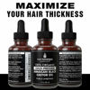 Picture of 100% Organic Cold-Pressed Jamaican Black Castor Oil (1fl Oz) by Hair Thickness Maximizer. Pure Unrefined Oils for Thickening Hair, Eyelashes, Eyebrows. Avoid Hair Loss, Thinning Hair for Men and Women