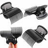 Picture of 12 Pieces Hot Roller Clips Hair Curler Claw Clips Replacement Roller Clips for Women Girls Hair Section Styling (Black)