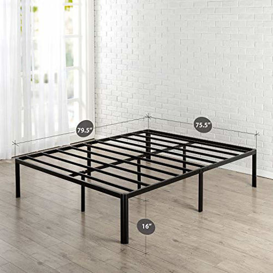 16 inch metal on sale platform bed frame