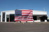 Picture of The Original BenShot US Flag Pint Glass with Real Bullet Made in the USA