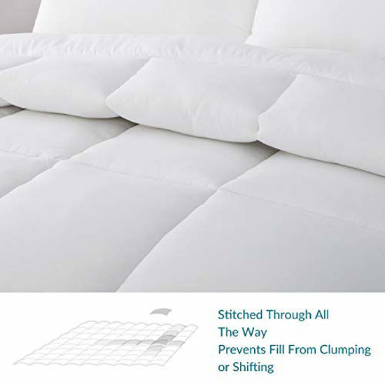 GetUSCart- Bedsure Queen Comforter Duvet Insert White - Quilted Bedding ...