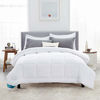 Picture of Bedsure Queen Comforter Duvet Insert White - Quilted Bedding Comforters for Queen Bed with Corner Tabs