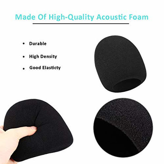 Picture of Professional Microphone Cover Foam For Blue Yeti, Yeti Pro, MXL And Other handheld Microphone(Black)