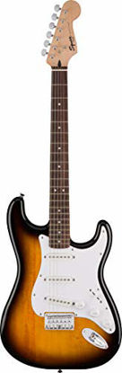 Picture of Fender Squier Bullet Stratocaster HT - Sunburst Bundle with Frontman 10G Amplifier, Gig Bag, Instrument Cable, Tuner, Strap, Picks, and Austin Bazaar Instructional DVD