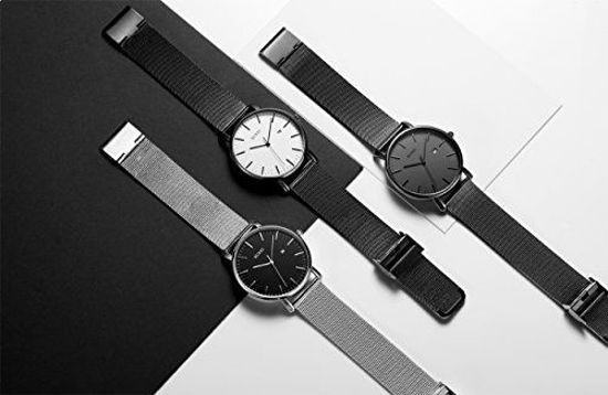 Burei men's fashion minimalist wrist outlet watch