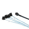 Picture of CableCreation Internal HD Mini SAS (SFF-8643 Host) - 4X SATA (Target) Angle Cable, SFF-8643 for Controller, 4 Sata Connect to Hard Drive, 0.5M / 1.6FT