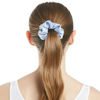 Picture of LilySilk Silk Charmeuse Scrunchy -Ropes Hair Band -Scrunchies For Hair - Silk Scrunchies For Women Soft Hair Care Silver Blue