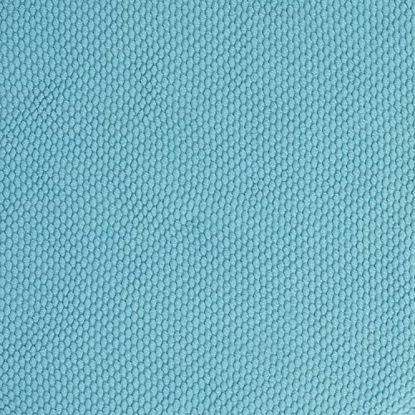 Picture of Sweet Home Collection Chair Cushion Memory Foam Pads Honeycomb Pattern Slip Non Skid Rubber Back Rounded Square 16" x 16" Seat Cover, 2 Pack, Teal