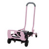 Picture of Cosco 12222PNG1E 300-Pound Capacity Cart, Pink Shifter Multi-Position Heavy Duty Folding Hand Truck and Dolly
