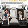 Picture of Car Seat Protector,(2 Pack) Large Auto Car Seat Protectors for Child Baby Car Seat,Thick Safety Padding Carseat Kick Mat with Organizer Pockets,Vehicle Dog Cover Pad for SUV Sedan Leather Seats