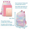 Picture of FITMYFAVO Backpack for Girls Pink School Book bags Lightweight 15.6" Women Daypack Waterproof Laptop Backpacks