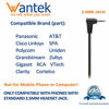 Picture of Wantek 2.5mm Telephone Headset with Mic Noise Cancelling, Office Phone Headset Compatible with AT&T ML17929 Panasonic Vtech RCA Uniden Cisco SPA Grandstream Polycom Cordless Dect Phones(F600J25)