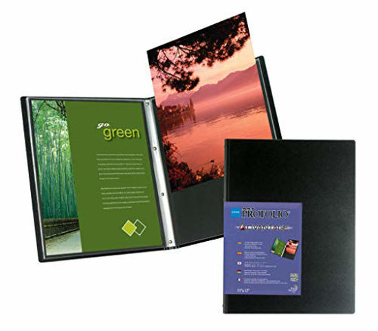 Picture of ProFolio by Itoya, Art Profolio Advantage, 24 Sheets Presentation Book - Landscape, 11 x 8.5 Inches