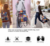 Picture of Fashion Backpack for Women Waterproof Rucksack Daypack Anti-theft Shoulder Bag Handbag Casual Travel Bag Hiking Backpack Purse with Pom Pom Keychain