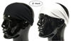 Picture of Value 2-Pack, Mens Headband - Guys Sweatband & Sports Headbands Moisture Wicking Workout Sweatbands for Running, CrossTrain, Skiing and bike helmet friendly - Value Pack - 1-Black & 1-White Sweatbands