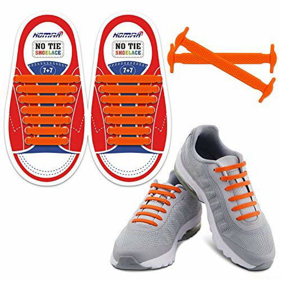 Elastic Shoe Laces for Kids and Adults Sneakers,Elastic No Tie Shoelaces,  1-black, X-Large : : Clothing, Shoes & Accessories