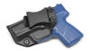 Picture of Concealment Express IWB KYDEX Holster: fits Kahr PM9 - Custom Fit - US Made - Inside Waistband - Adj. Cant/Retention (BLK, Left)