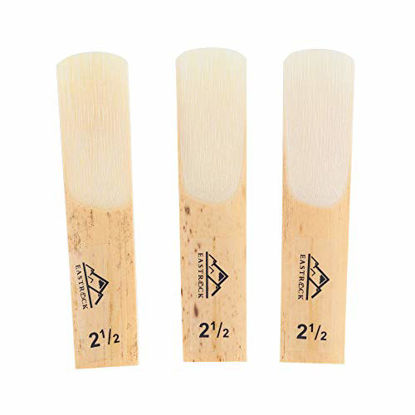 Picture of EastRock Saxophone Reeds 2.0/2.5/3.0 for Alto Saxophone Strength 2.5-10 Pack