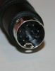 Picture of 9 Pin Mini Din Minidin Male To Male 6 Foot Black Cable B Type Non Standard Non Bose