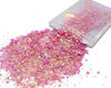 Picture of Chunky Cosmetic Glitter  Festival Rave Beauty Makeup Face Body Nail  (Pink)