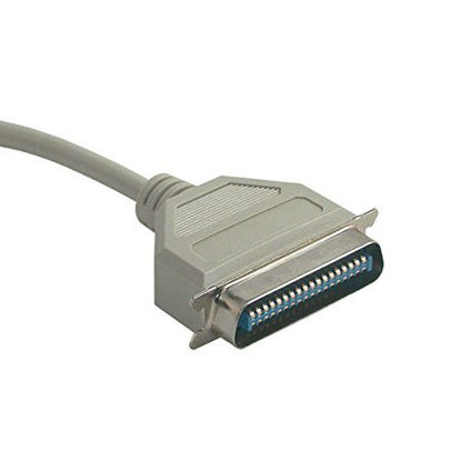 Picture of C2G 02798 DB25 Male to Centronics 36 Male Parallel Printer Cable, Beige (6 Feet, 1.82 Meters)
