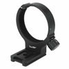 Picture of Haoge LMR-C100 Lens Collar Replacement Foot Tripod Mount Ring D for Canon EF 100mm f/2.8L Macro is USM Lens Built-in Arca Type Quick Release Plate