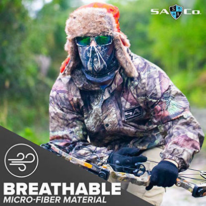 Picture of S A - UV Face Shield 5 Pack - Variety Camo - Multipurpose Neck Gaiter, Balaclava, Elastic Face Mask for Men and Women