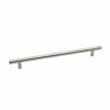 Picture of 1000 Pack homdiy Kitchen Cabinet Handles Brushed Nickel Pulls for Cabinets - HD201SN Contemporary Cabinet Handle Pull Cabinet Door Handle Straight Bar Pull Stainless Steel, 10in Hole Centers