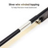 Picture of Violin Bow Stunning Fiddle Bow Carbon Fiber for Violins (4/4, Black)