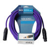 Picture of LyxPro 50 Feet XLR Microphone Cable Balanced Male to Female 3 Pin Mic Cord for Powered Speakers Audio Interface Professional Pro Audio Performance and Recording Devices - Purple