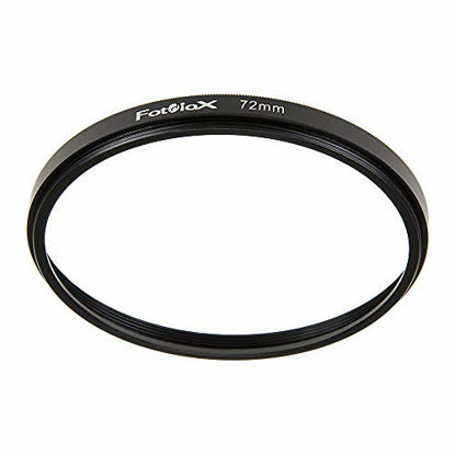 Picture of Fotodiox Metal Spacing Ring, Anodized Black 72-72mm