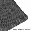 Picture of uxcell Dark Gray Speaker Mesh Grill Stereo Fabric Dustproof 0.5x1.45M 20 x 57 inch