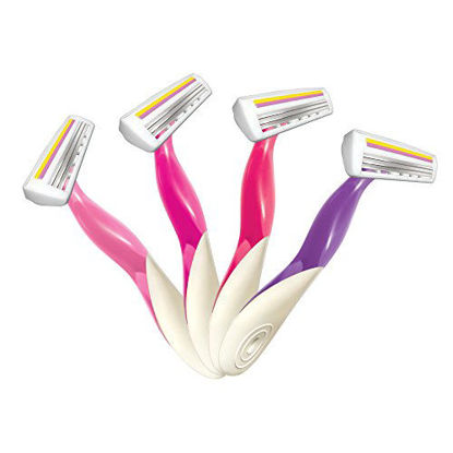 Picture of BIC Soleil Smooth Scented Women's Disposable Razor, Triple Blade, Count of 10 Razors, For a Smooth Shave