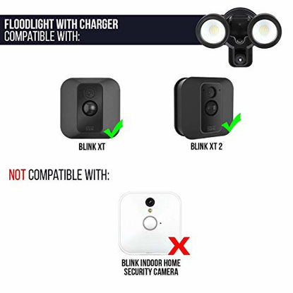 Picture of Wasserstein 3-in-1 Floodlight, Charger and Mount Compatible with Blink Outdoor & Blink XT2/XT Camera - Turn Your Blink Camera into a Powerful Floodlight (Black) (Blink Camera NOT Included)